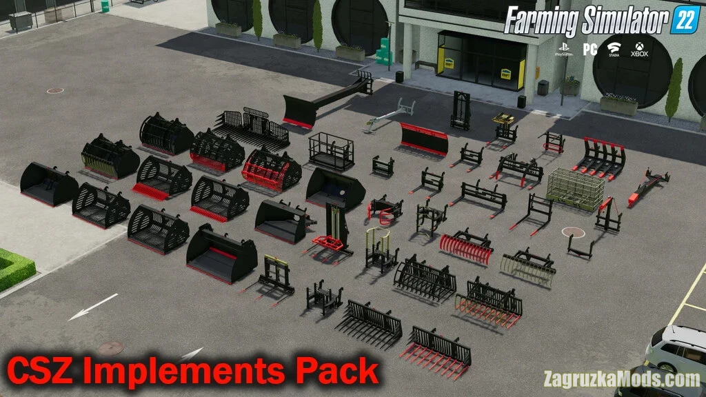 CSZ Equipment Pack v2.0.0.3 for FS22