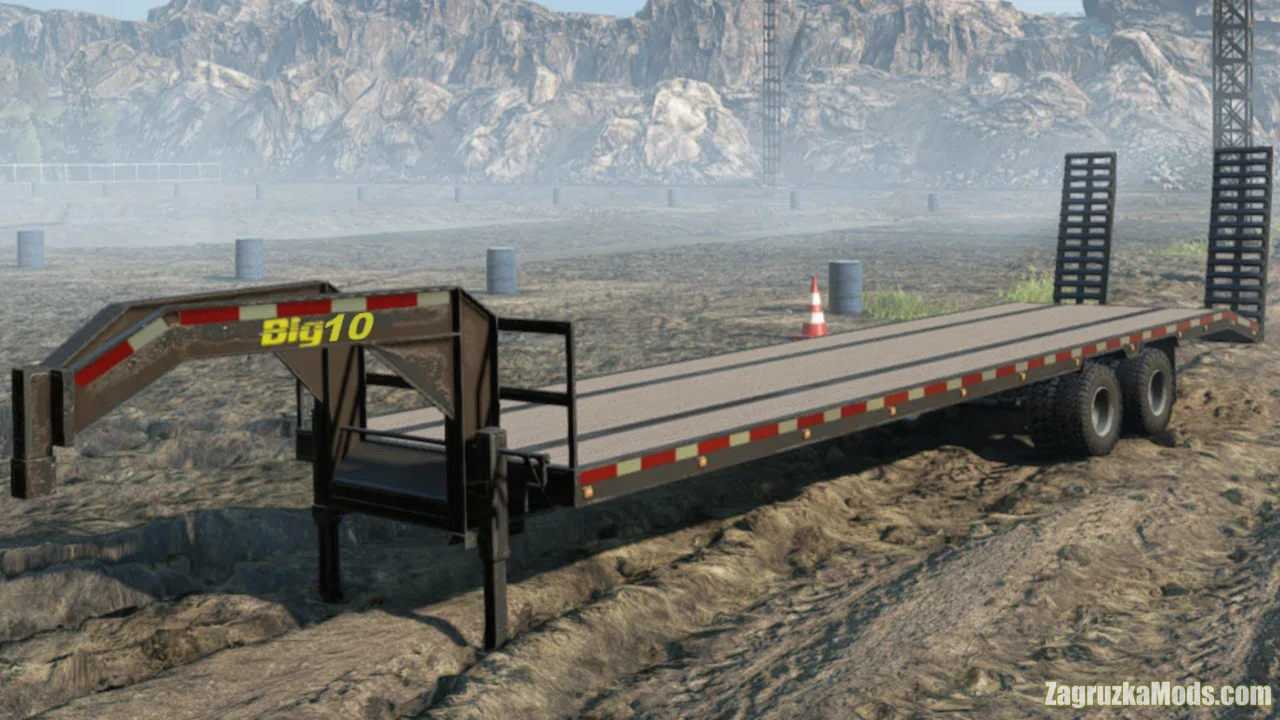 Gooseneck Trailer Pack v1.2 for SnowRunner