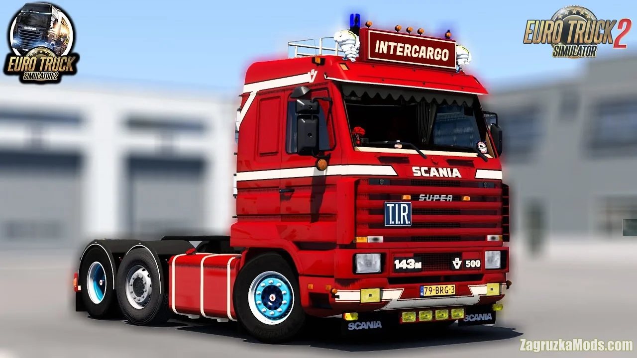 Scania 143M 500 V8 Intercargo Truck v1.4 (1.50.x) for ETS2