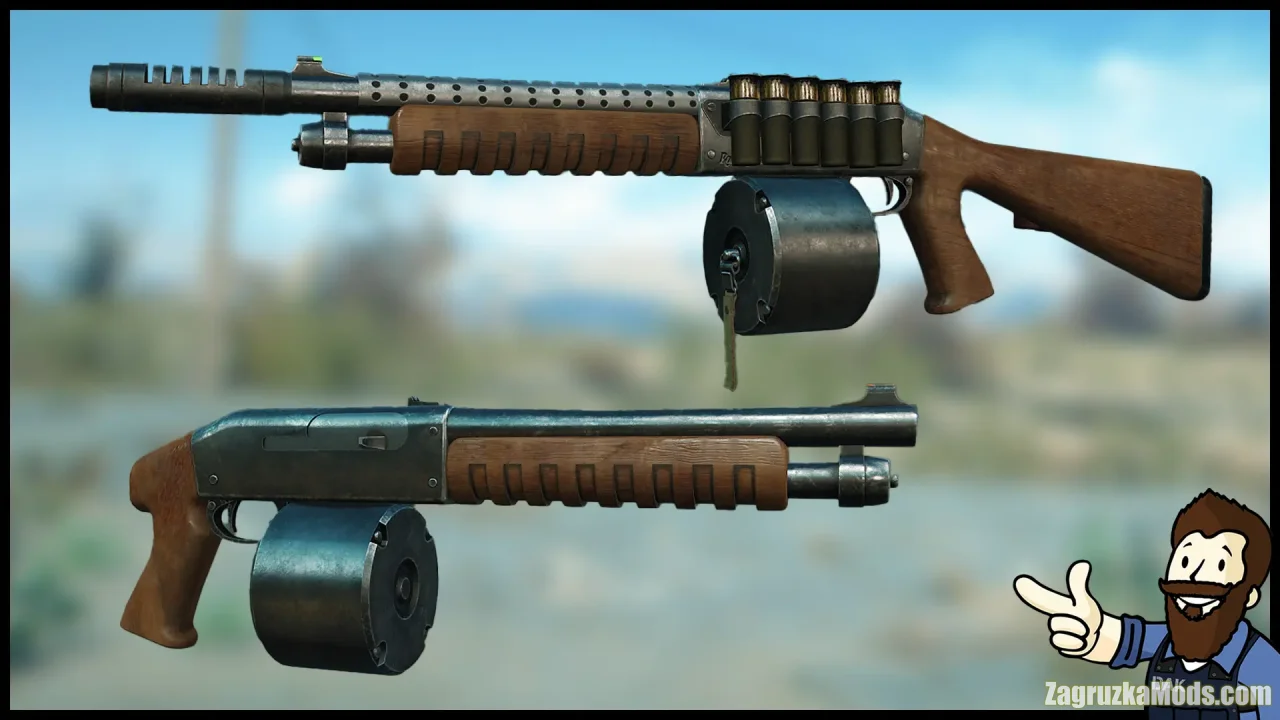 The Riot Shotgun v1.0.2 for Fallout 4