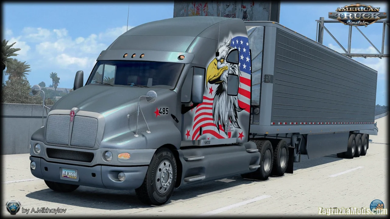 Kenworth T2000 + Interior v8.0 (1.50.x) for ATS