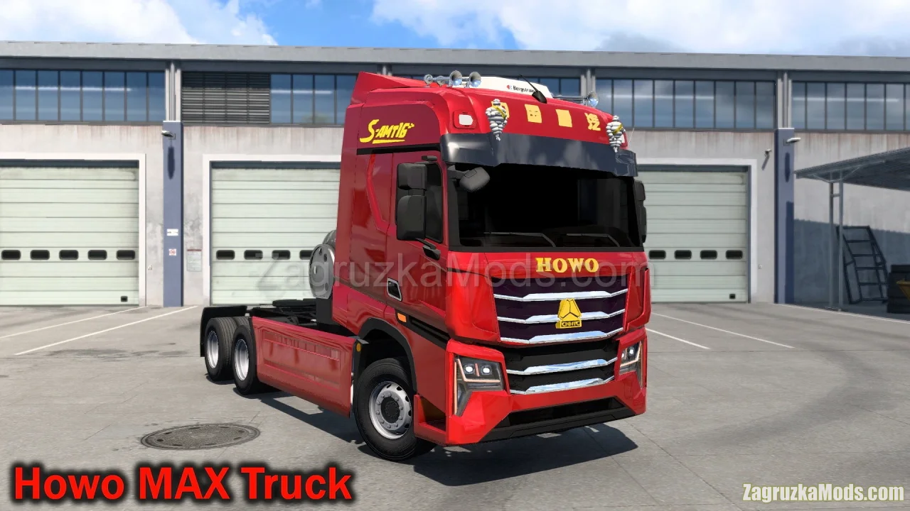 Howo MAX + Interior v1.0 (1.50.x) for ETS2