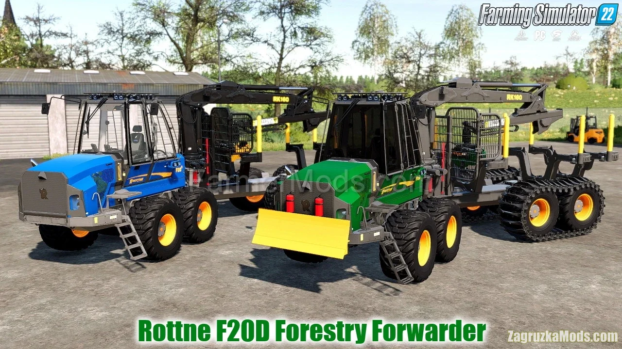 Rottne F20D Forestry Forwarder v1.1.1.1 for FS22