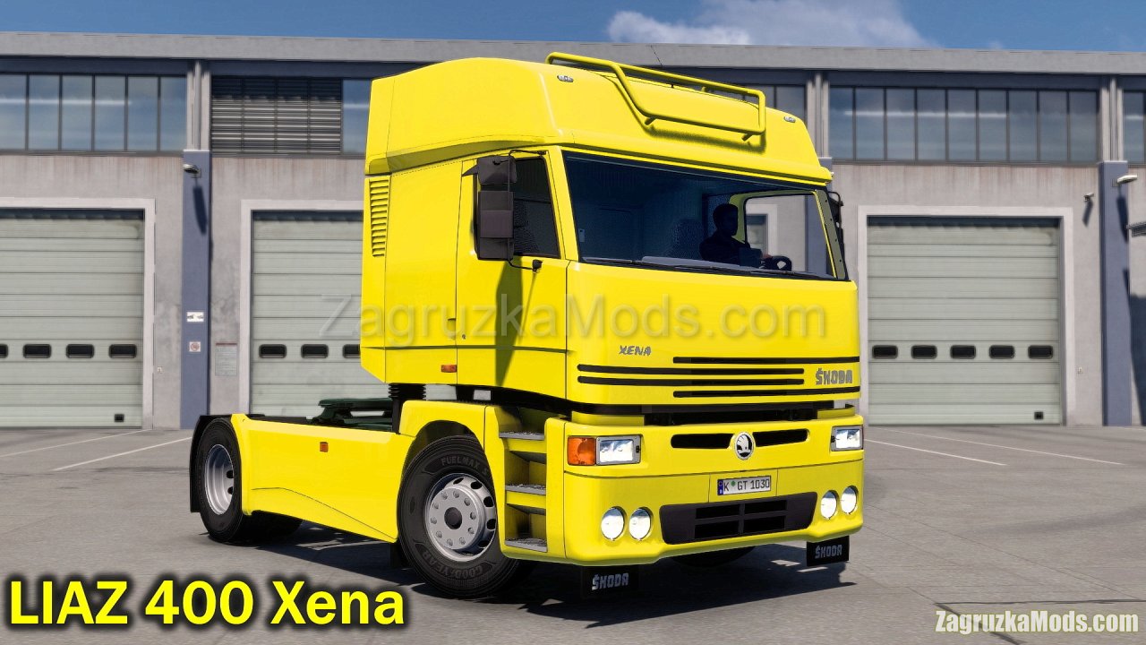 Liaz 400 Xena Truck + Interior v2.1 (1.50.x) for ETS2