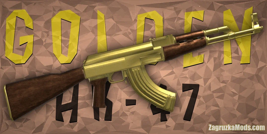 Golden AK-47 Weapon v1.0 for Counter Strike 2