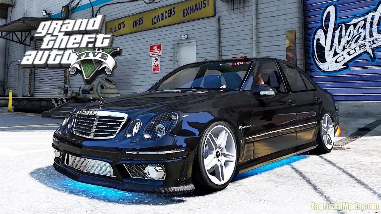 Mercedes-Benz E55 AMG W211 v4.2 for GTA 5