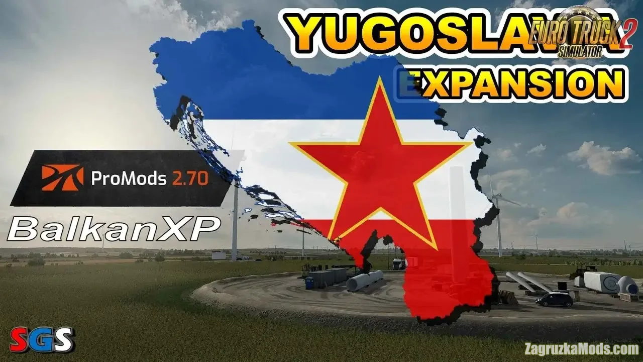 Yugoslavia Expansion Map v1.50.2 (1.50.x) for ETS2