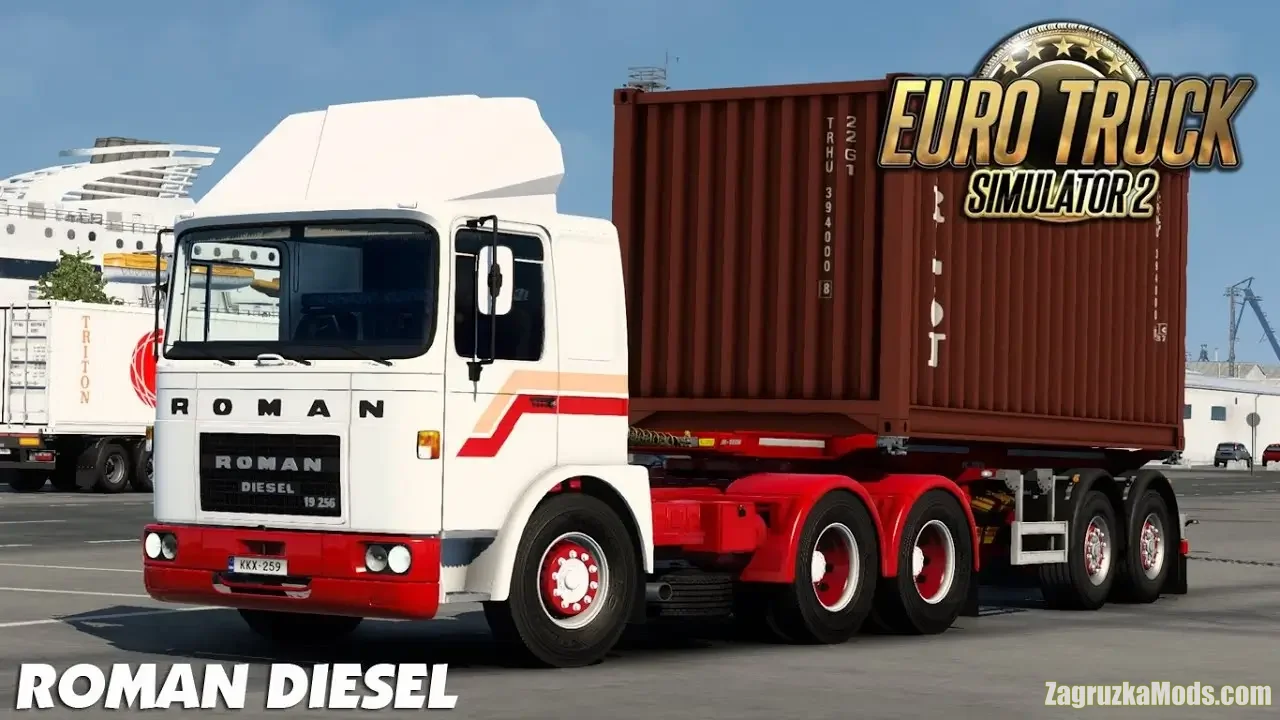 ROMAN Diesel Truck + Interior v1.4.4 by MADster (1.50.x) for ETS2