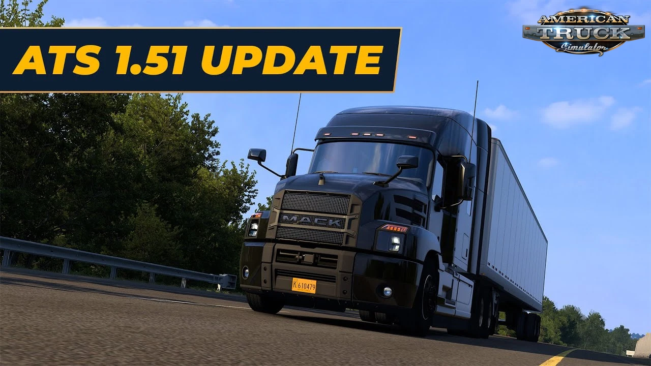 ATS Update 1.51 Official released for American Truck Simulator