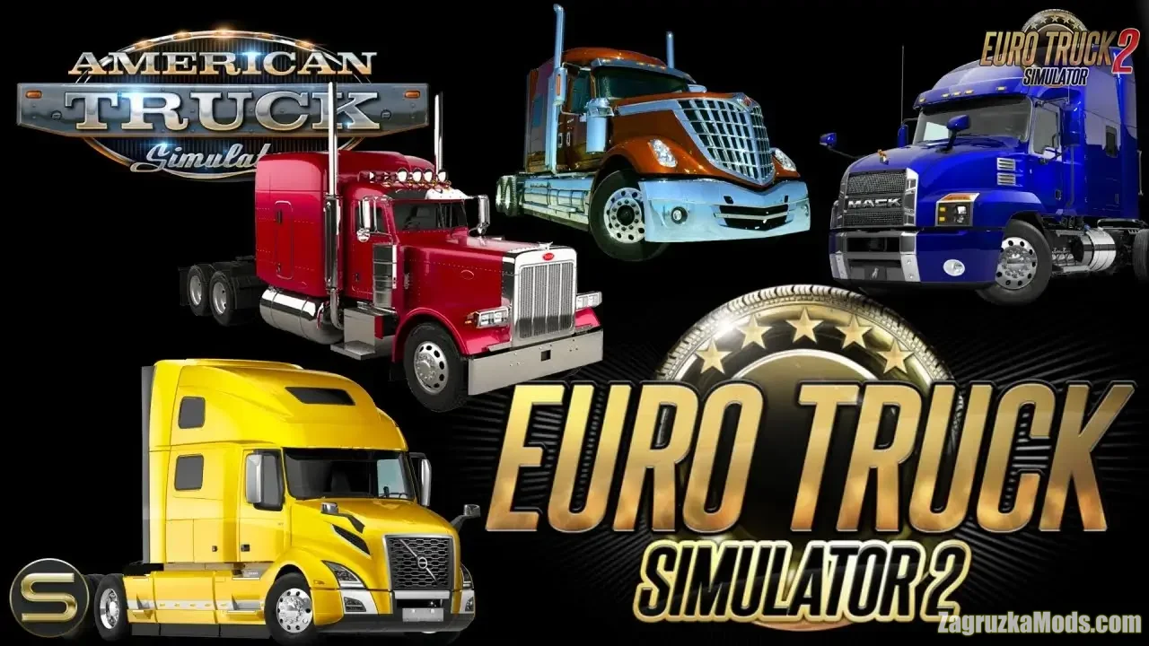 ATS Trucks Pack v5.2 by SemihKln (1.51.x) for ETS2