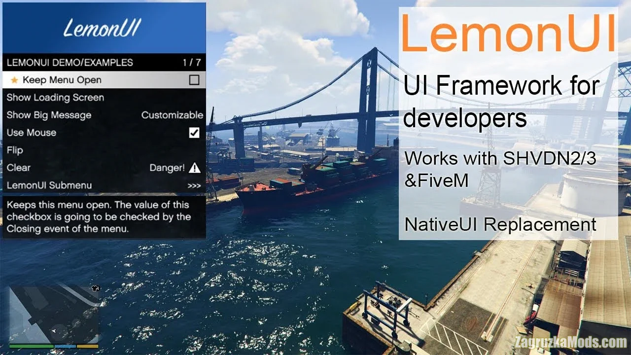 LemonUI: Open Source v2.1.2 for GTA 5