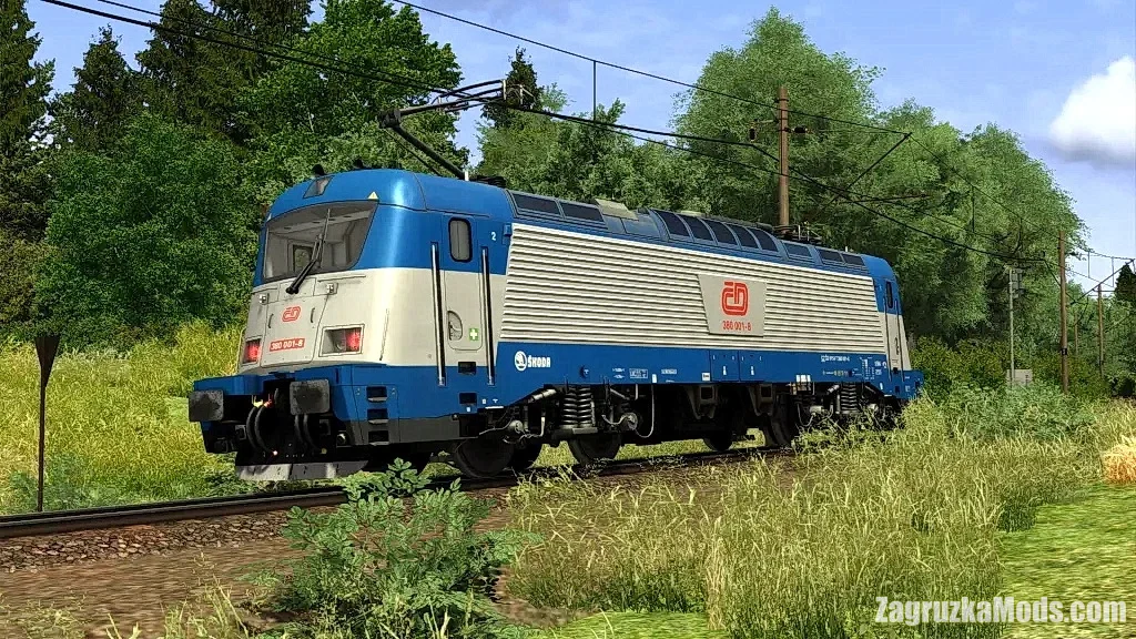 Electric Locomotive ČD Class 380 v0.9.6b for TSC