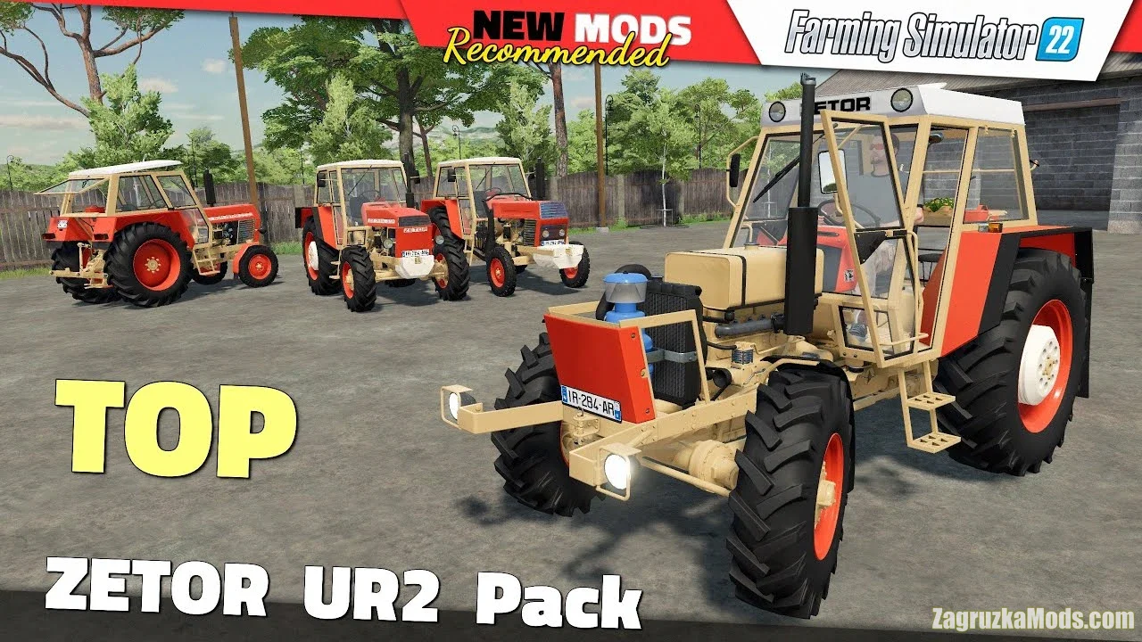 Zetor UR2 Pack Tractors v1.9.5 for FS22