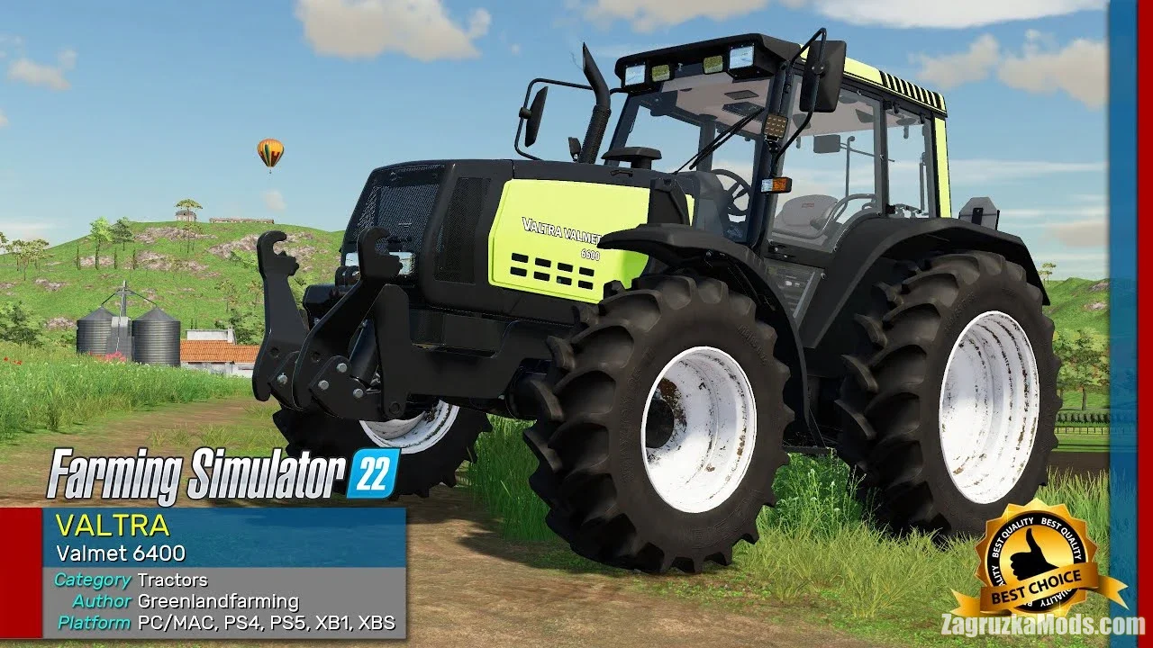 Valtra Valmet 6400 Tractor v1.0 for FS22