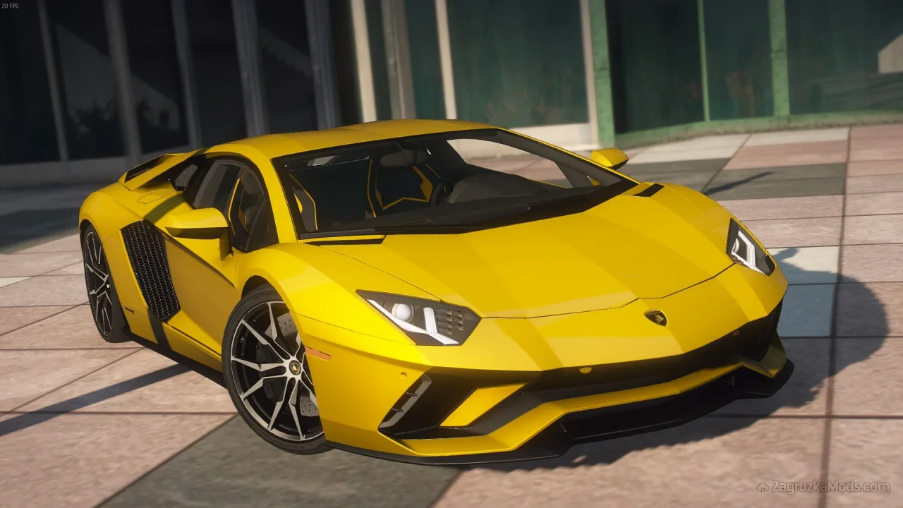 Lamborghini Aventador S 2017 v2.0 for GTA 5