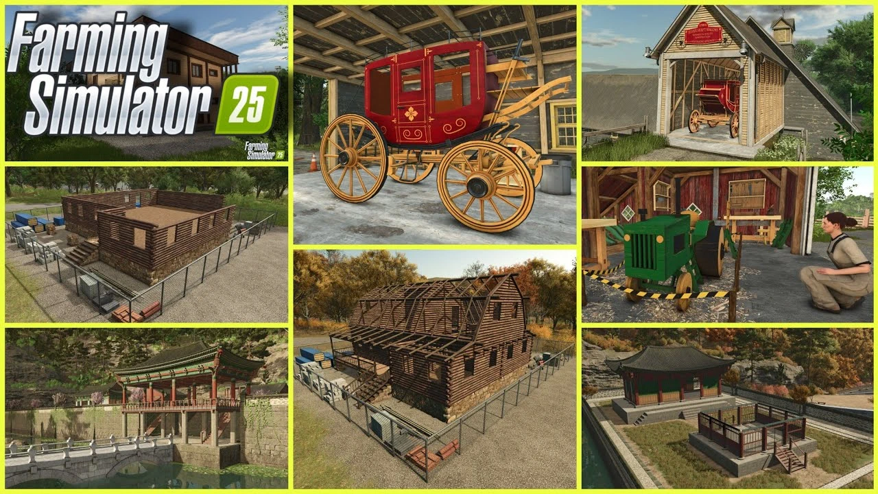 Constructions, Town Projects, Collectibles in FS25