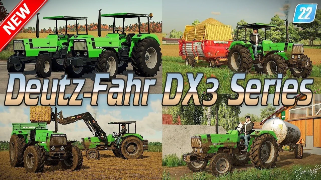 Deutz-Fahr DX3 Series Tractor v1.0 for FS22