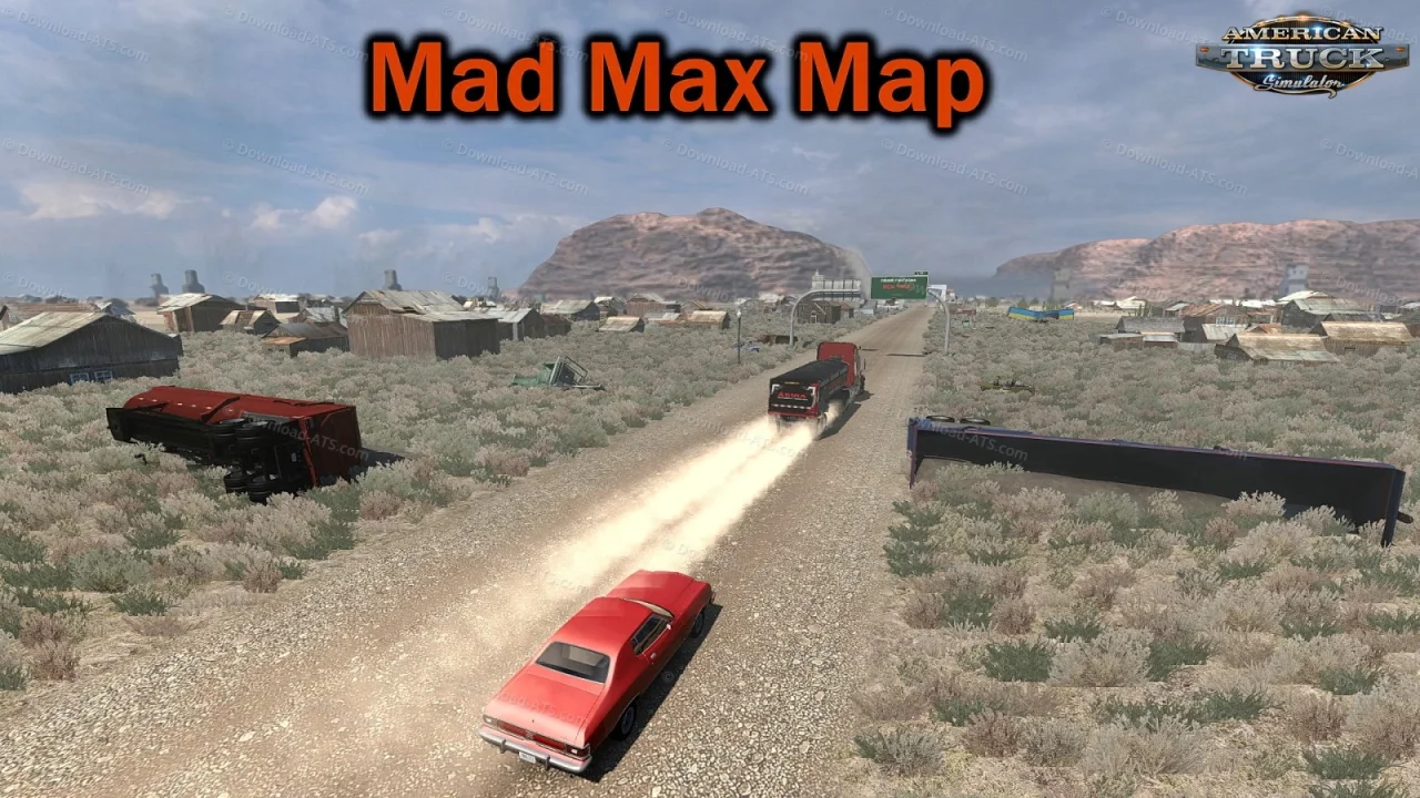 Mad Max Map v1.2 (1.53.x) for ATS