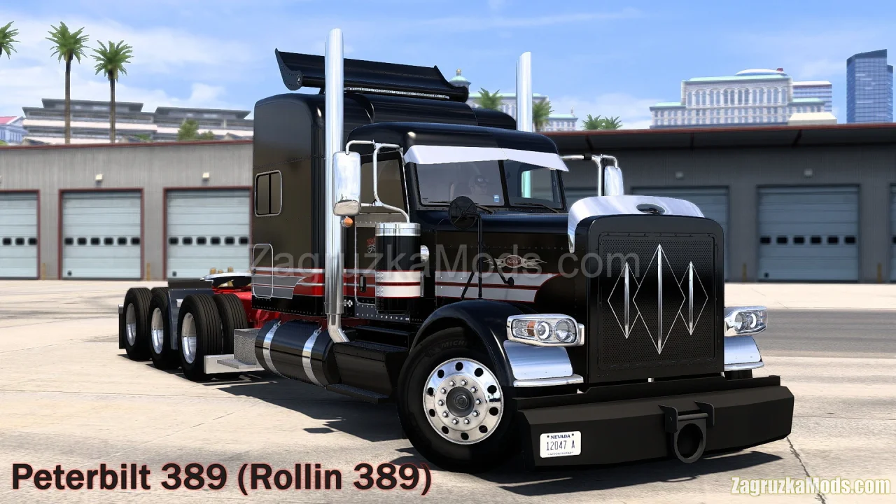 Peterbilt 389 (Rollin 389) + Interior v3.0 (1.58.x) for ATS