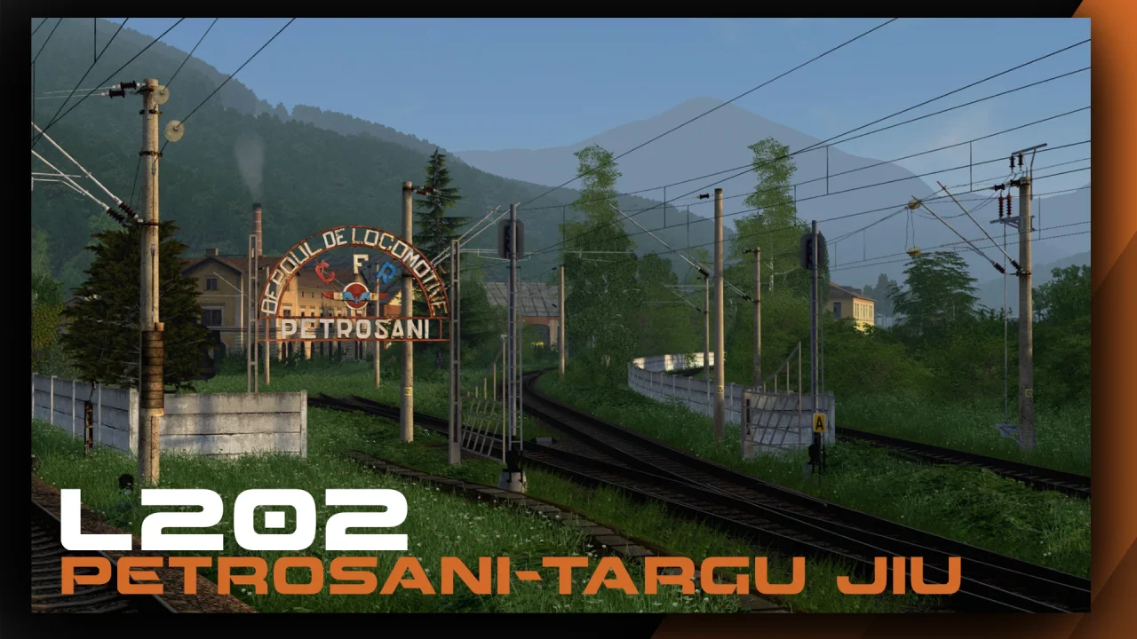 Route L202 Petrosani - Targu Jiu v1.0 for TSC