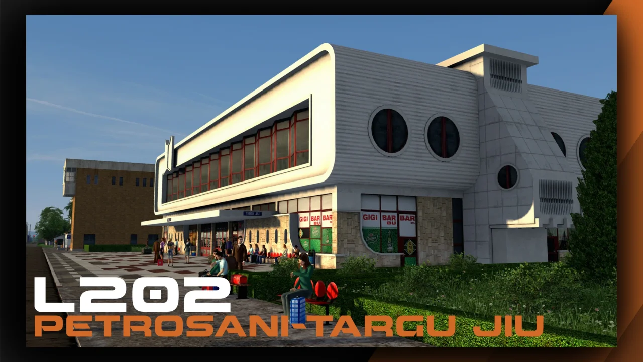 Route L202 Petrosani - Targu Jiu v1.0 for TSC