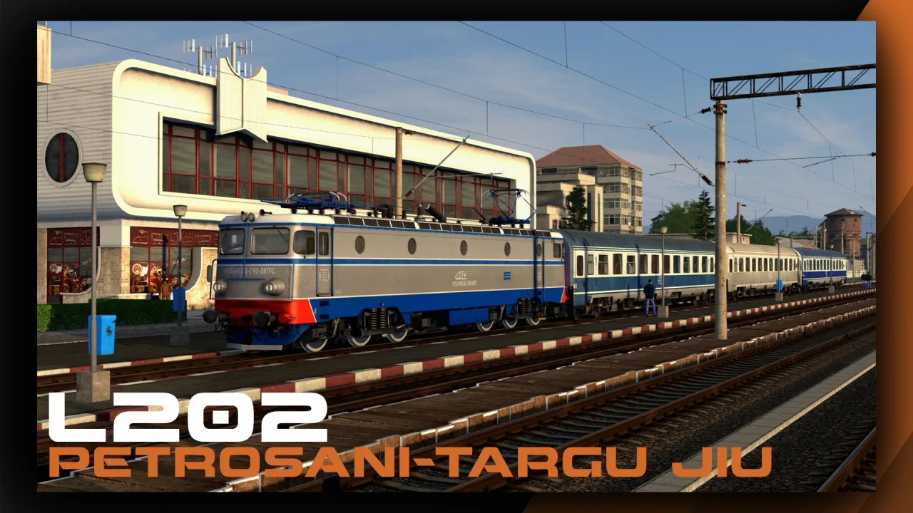 Route L202 Petrosani - Targu Jiu v1.0 for TSC