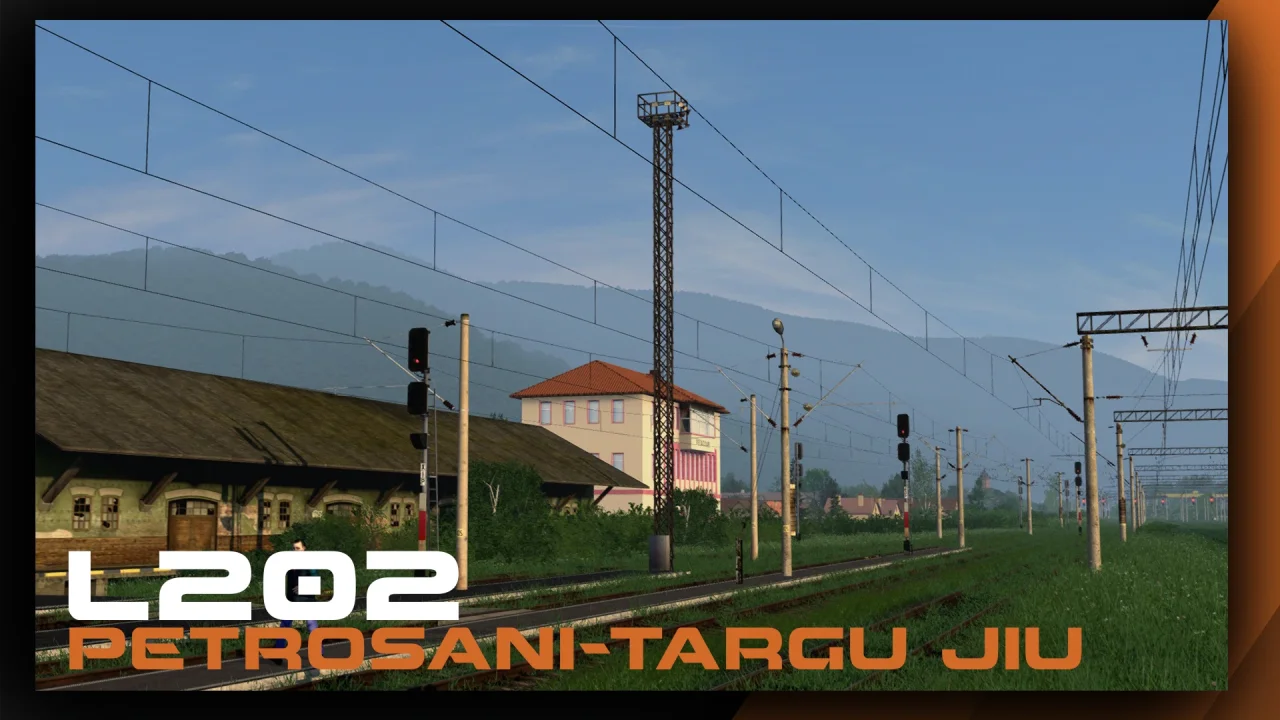 Route L202 Petrosani - Targu Jiu v1.0 for TSC