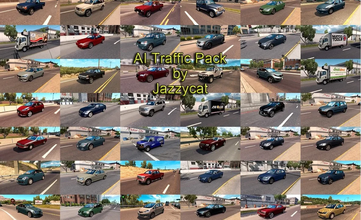 AI Traffic Pack v16.6.6 by Jazzycat (1.58.x) for ATS