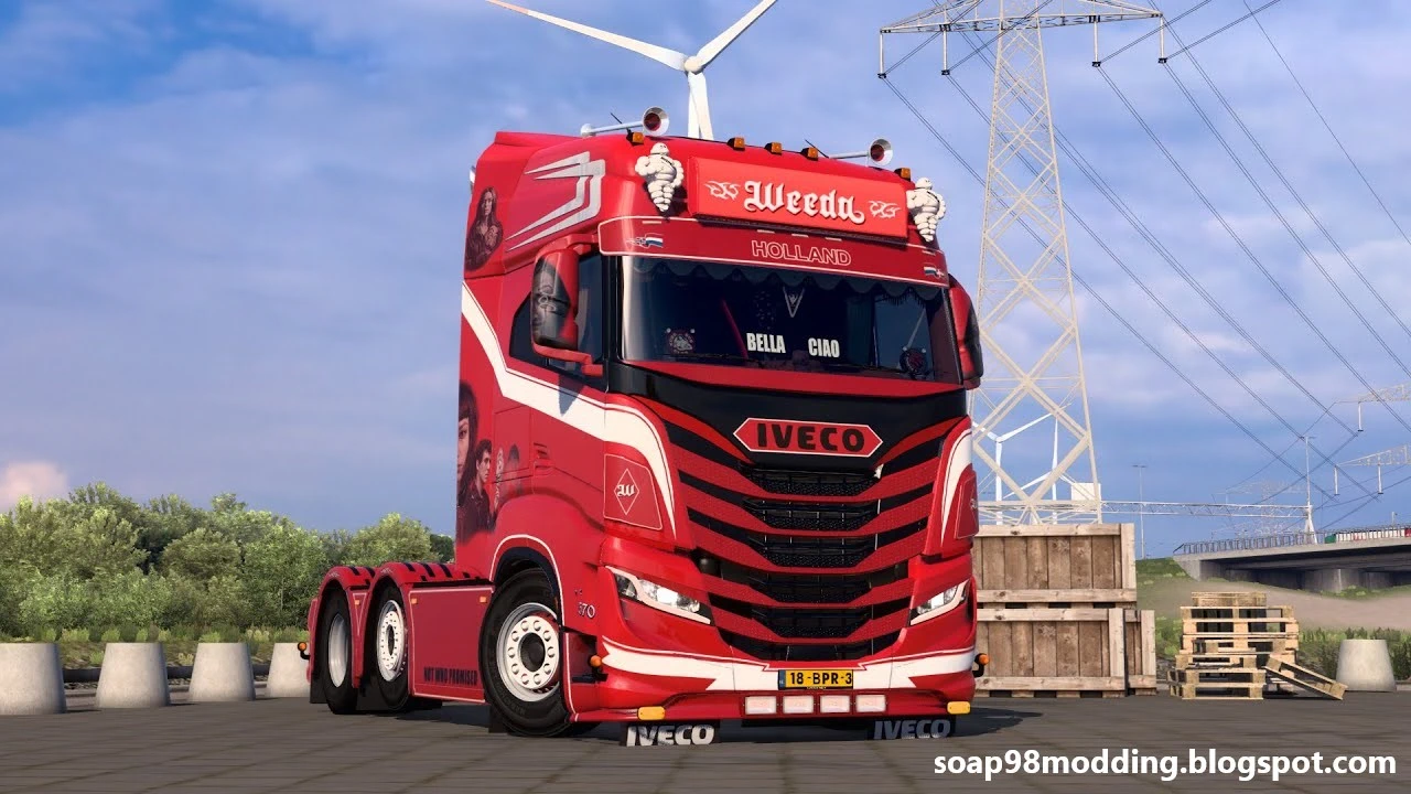 Iveco S-Way Weeda Transport by soap98 v1.52