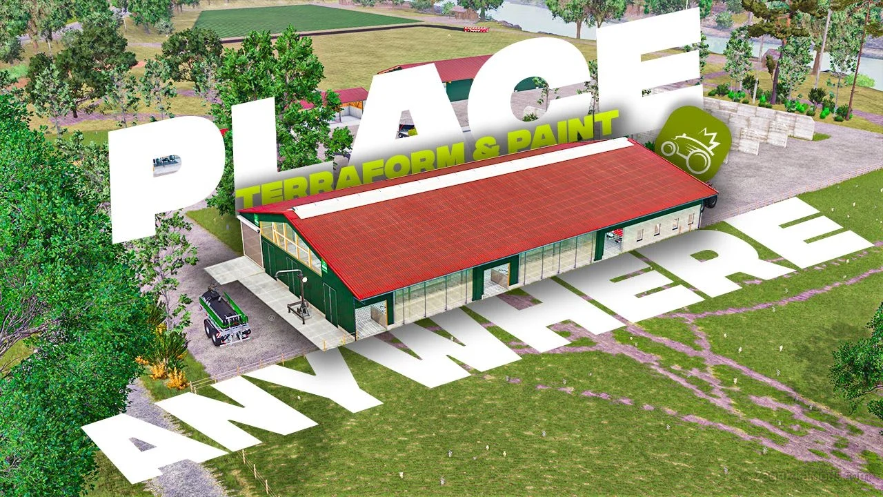 Place, Terraform & Paint Anywhere v1.0 for FS25