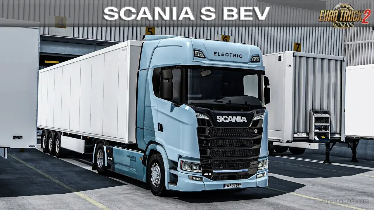 Scania S BEV Electric 2024 Improved v1.0 (1.53.x) for ETS2