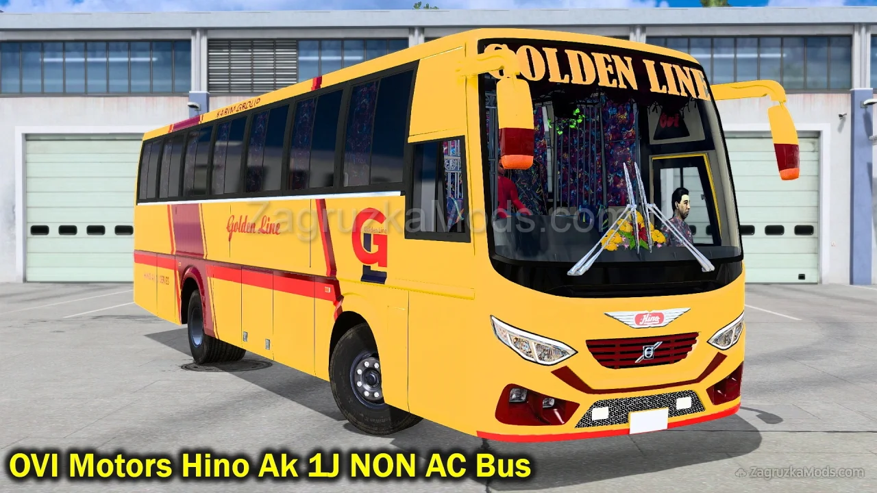 OVI Motors Hino Ak 1J NON AC Bus v1.0 (1.52.x) for ETS2