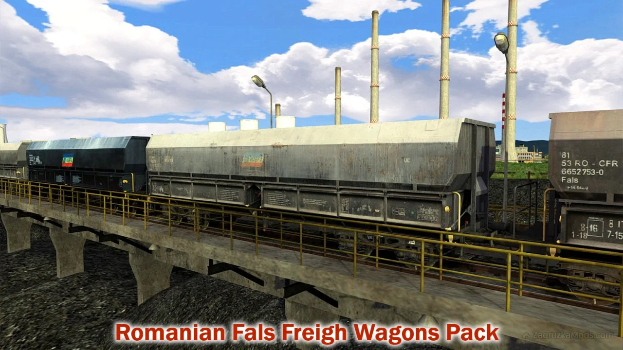 Romanian Fals Freight Wagons Pack v1.0 for TSC