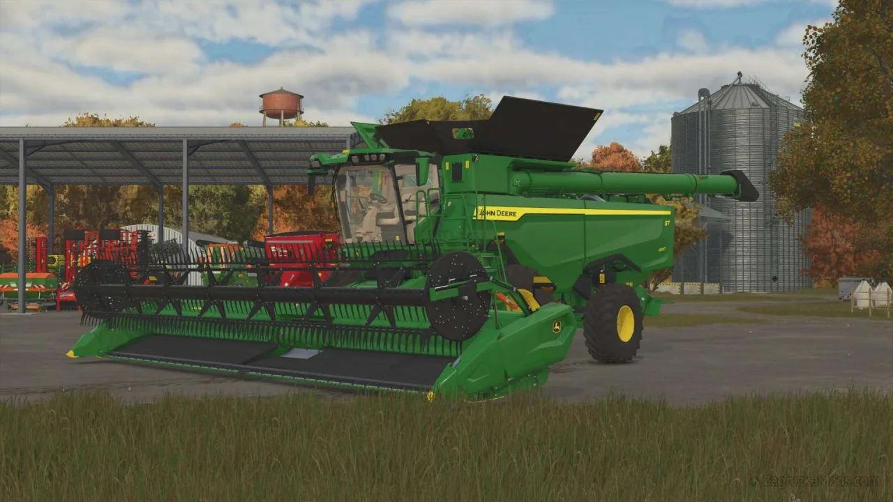 John Deere S7 Combine v1.2 Edit By Hugh for FS25