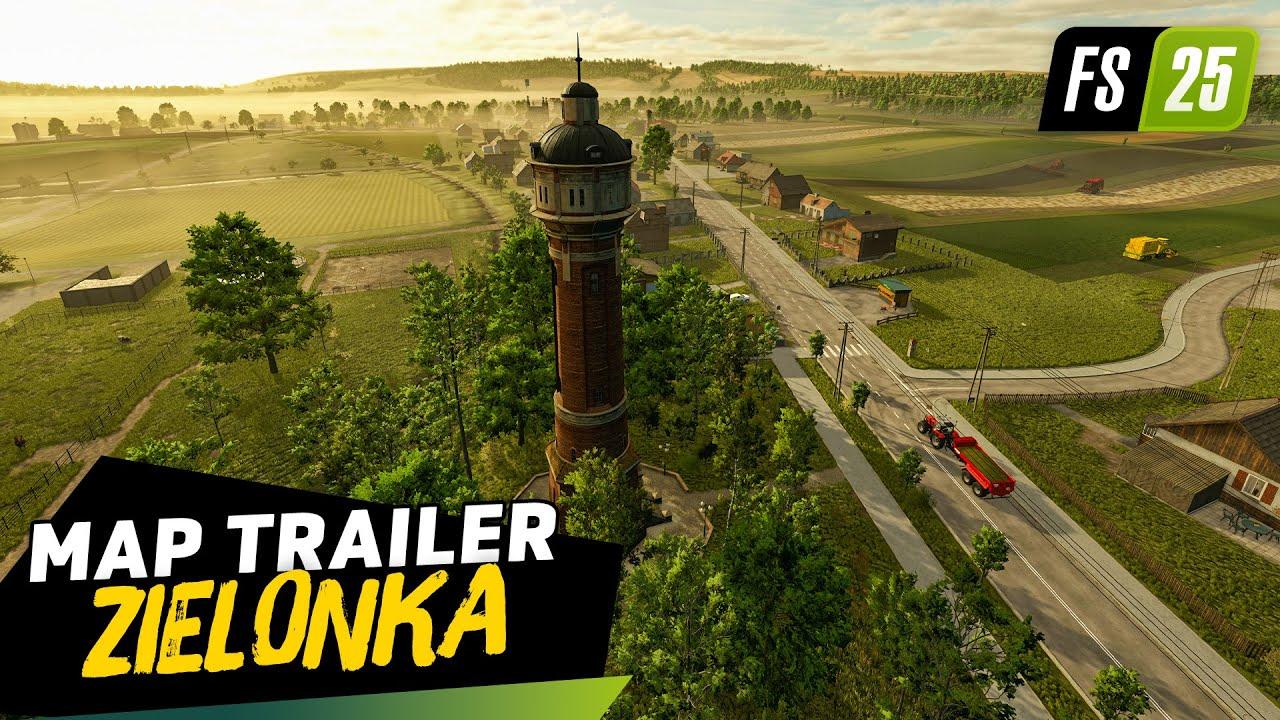 Zielonka Map Trailer - Farming Simulator 25