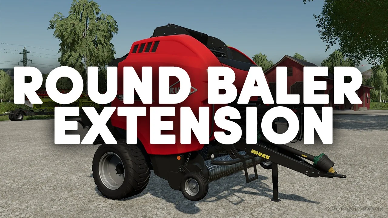 Round Baler Extension v1.2.1 for FS25