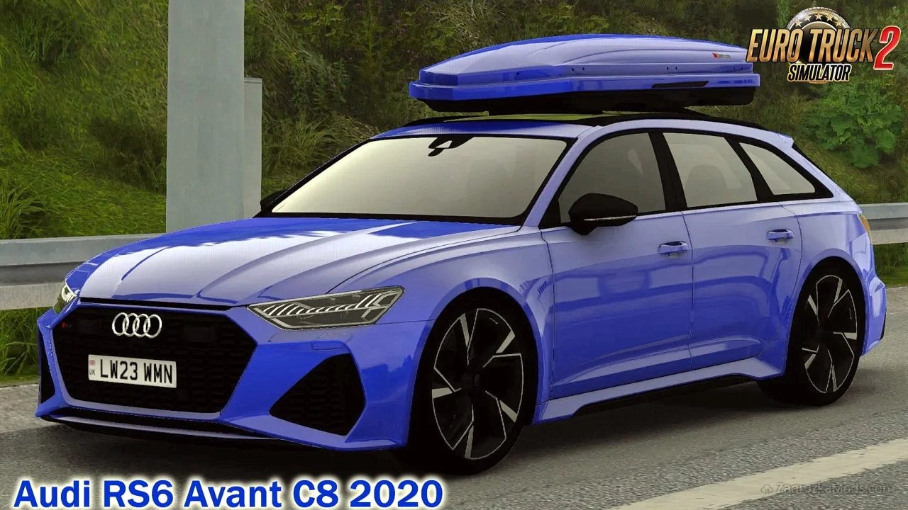 Audi RS6 Avant C8 2020 v1.6 (1.53.x) for ATS and ETS2