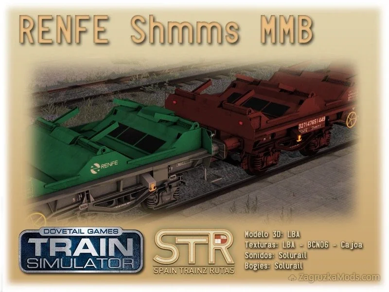 Rente Shmms MMB Platform Wagons v1.0 for TSC