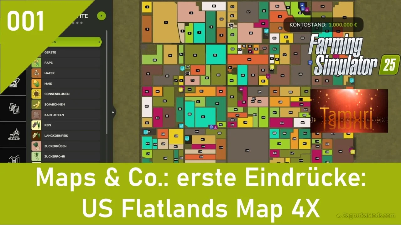 US Flatlands Map 4x v2.1 for FS25