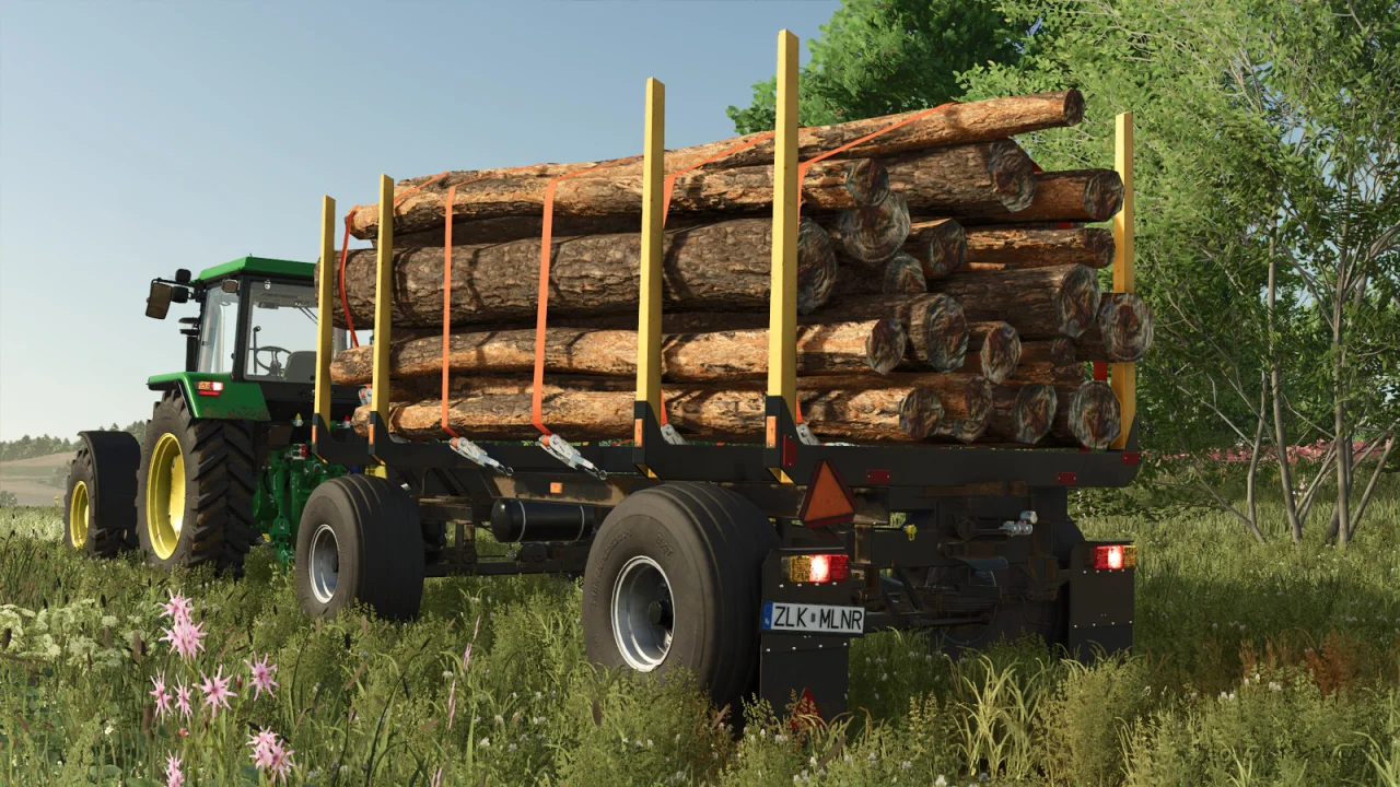 HW80 Wood Trailer v1.0 for FS25