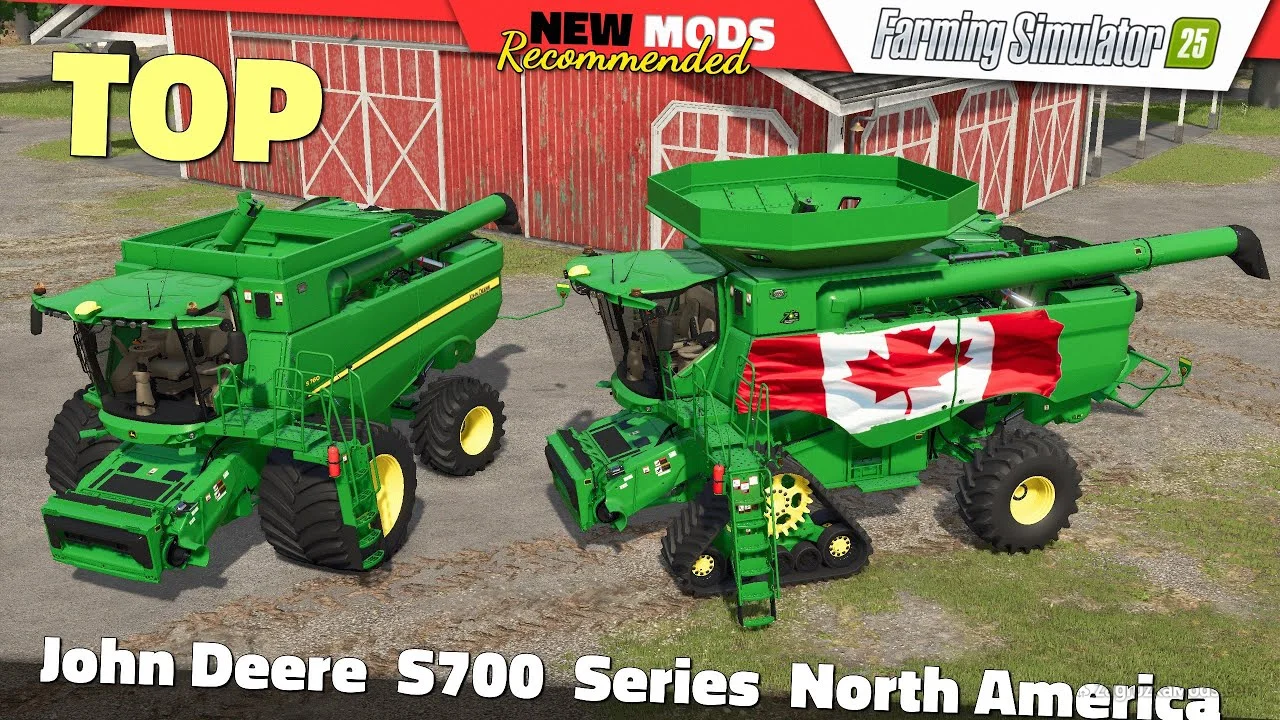 John Deere S700 Series North America v1.0 for FS25