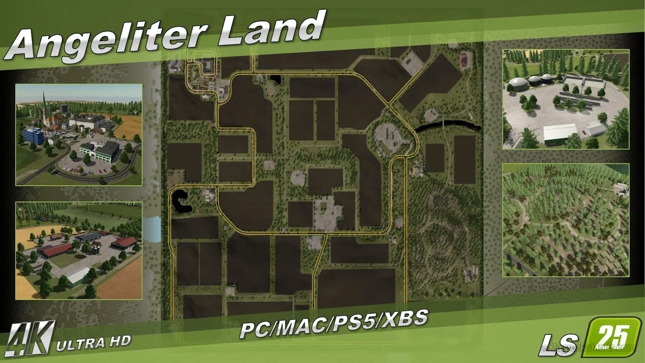 Angeliter Land Map v3.0 for FS25