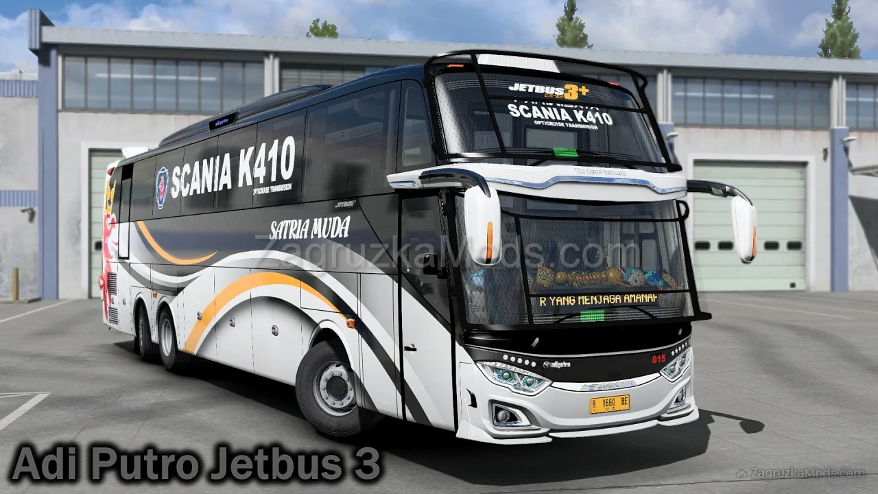 Adi Putro Jetbus 3 + Interior v1.0 (1.53.x) for ETS2