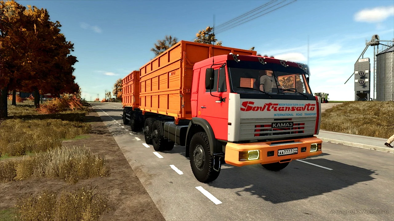 KamAZ-65111 + Trailer v1.0 for FS25 KamAZ-65111 + Trailer v1.0 for FS25