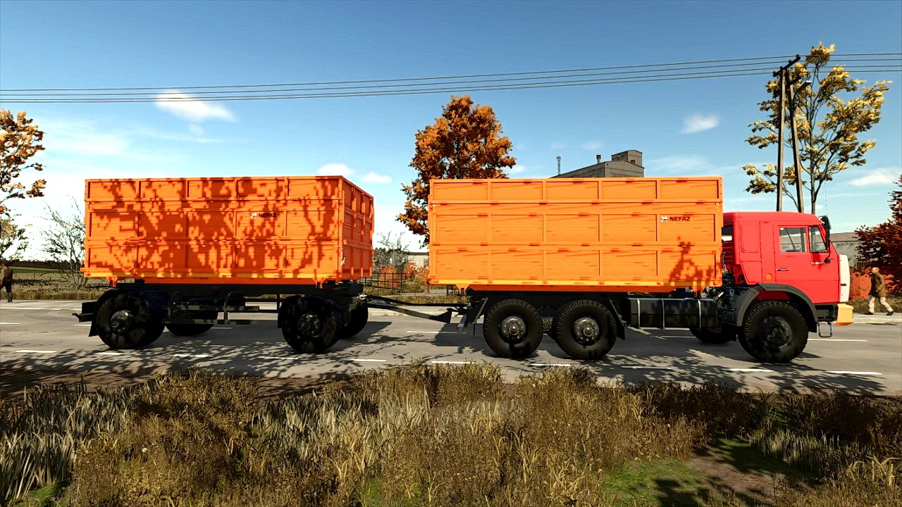 KamAZ-65111 + Trailer v1.0 for FS25 KamAZ-65111 + Trailer v1.0 for FS25