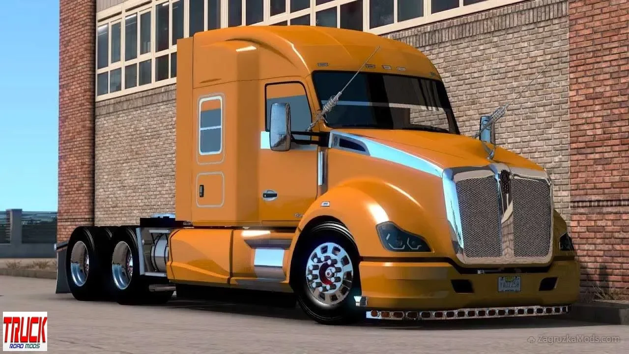 Kenworth T680 Hi-Rise Truck + Interior v1.3 (1.53.x) for ATS