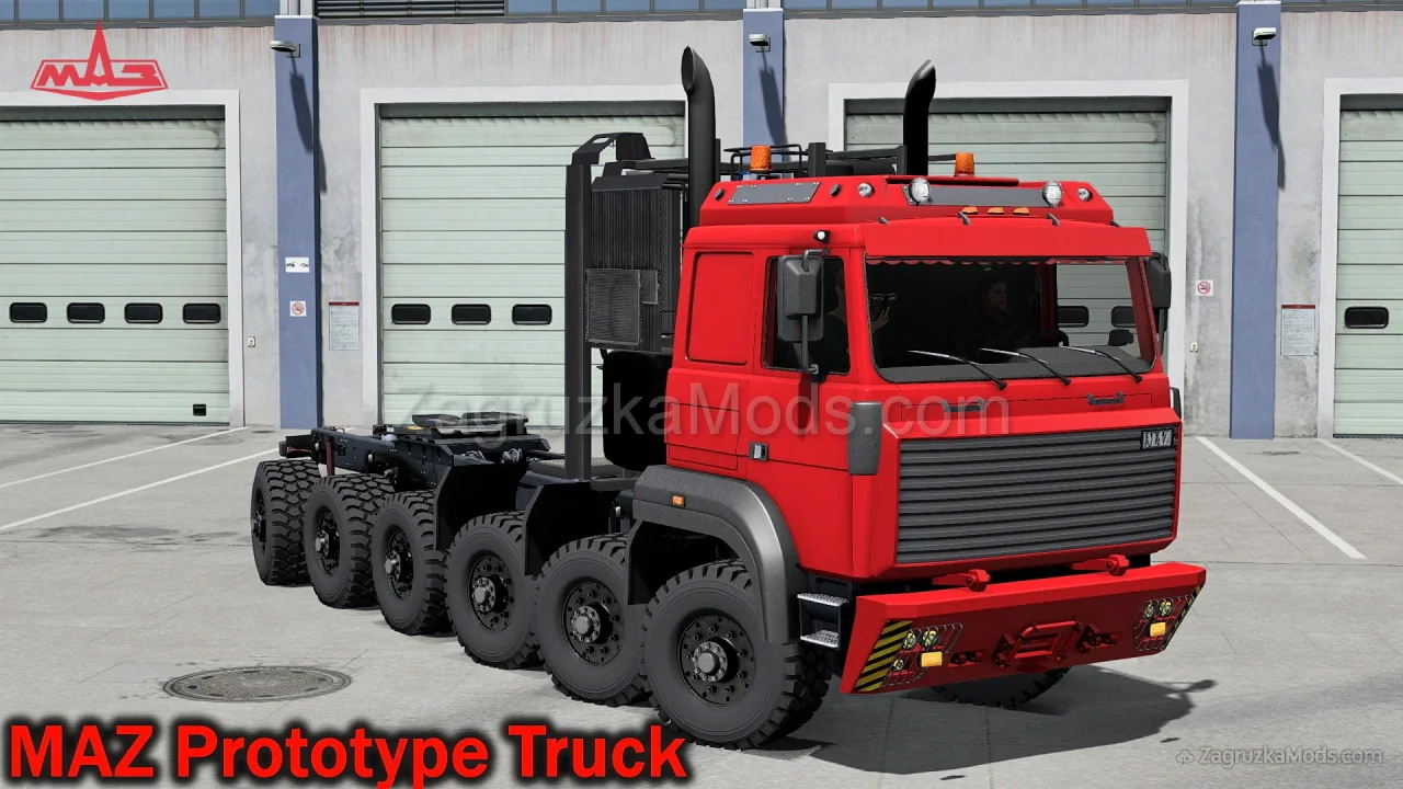 MAZ Prototype Truck + Interior v1.3 (1.53.x) for ETS2