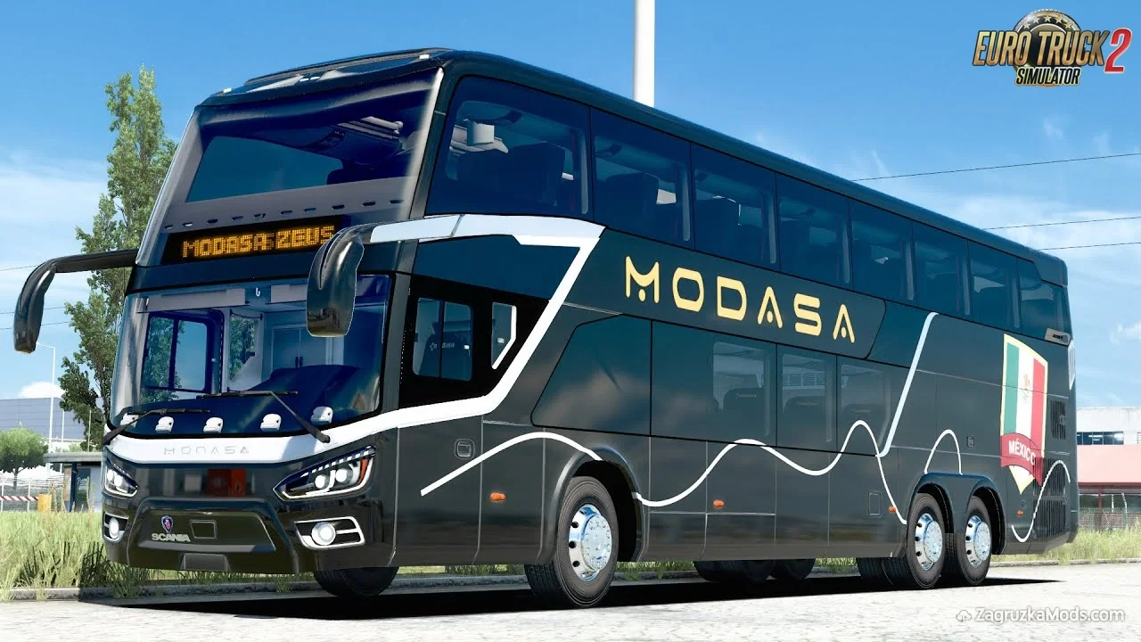 Modasa Zeus 4 Bus + Interior v5.0 (1.53.x) for ETS2