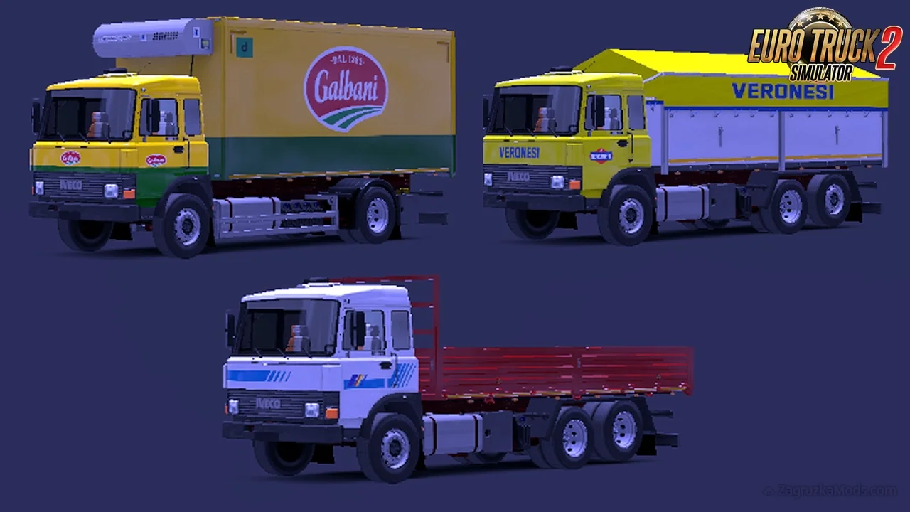 Iveco 145-17 R Truck + Trailer v2.0 (1.54.x) for ETS2