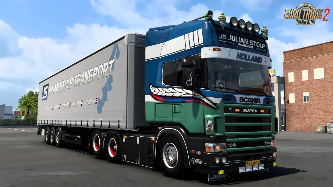 Scania 4 Series Truck v1.3.5 By JUseeTV (1.53.x) for ETS2